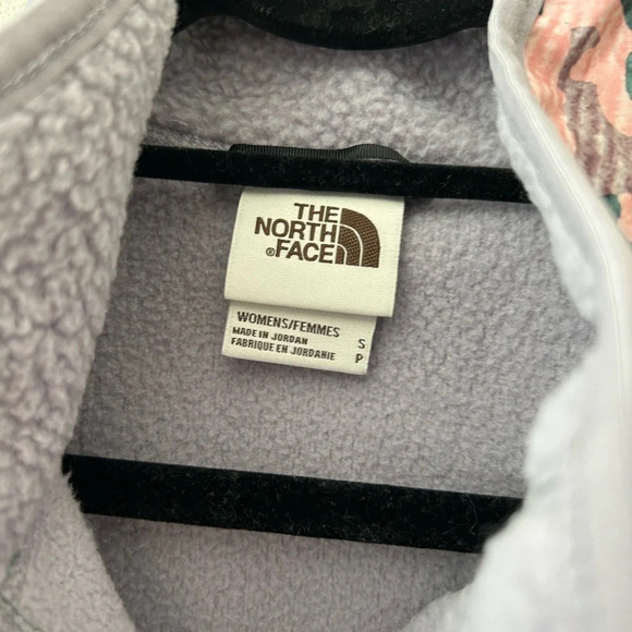 THE NORTH FACE CRAGMONT 1/4 SNAP FLEECE - WOMENS small lilac camo new with tags - Picture 6 of 15